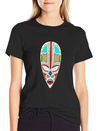 African Tribal Mask Lightweight Cotton T-Shirt – Daily Comfort Graphic Shirt