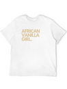 African Vanilla Girl Lightweight Cotton T-Shirt – Daily Comfort Graphic Shirt