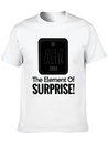 AH! THE ELEMENT OF SURPRISE! Lightweight Cotton T-Shirt – Daily Comfort Graphic Shirt