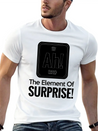 AH! THE ELEMENT OF SURPRISE! Lightweight Cotton T-Shirt – Daily Comfort Graphic Shirt