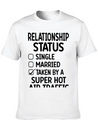 Air Traffic Controller Relationship Lightweight Cotton T-Shirt – Daily Comfort Graphic Shirt
