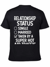 Air Traffic Controller Relationship Lightweight Cotton T-Shirt – Daily Comfort Graphic Shirt
