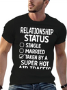 Air Traffic Controller Relationship Lightweight Cotton T-Shirt – Daily Comfort Graphic Shirt