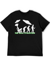 Alien Ufo EVOLUTION The Real Evolution Gift-Idea Lightweight Cotton T-Shirt – Daily Comfort Graphic Shirt