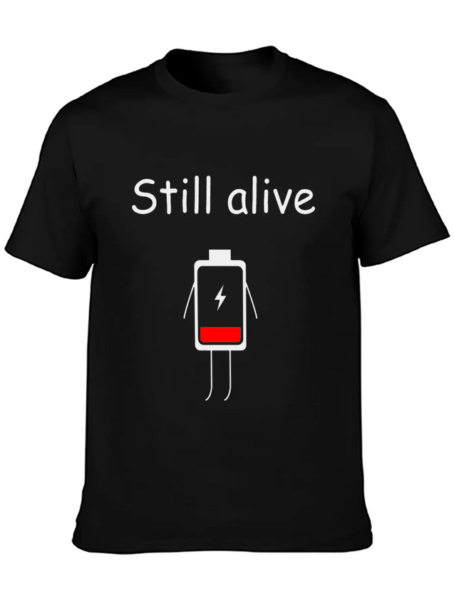 Alivesing Hip Hop Lightweight Cotton T-Shirt – Daily Comfort Graphic Shirt