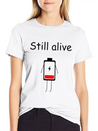 Alivesing Hip Hop Lightweight Cotton T-Shirt – Daily Comfort Graphic Shirt