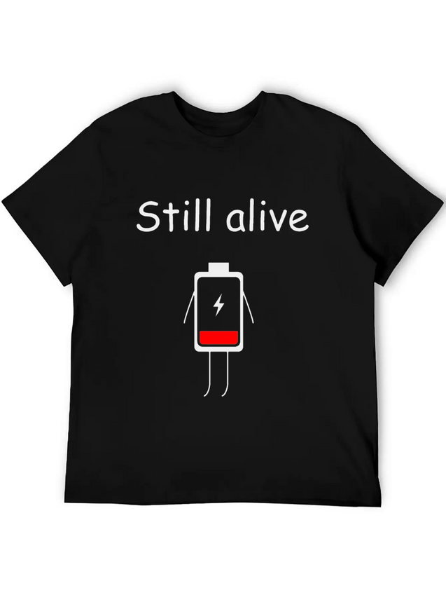 Alivesing Hip Hop Lightweight Cotton T-Shirt – Daily Comfort Graphic Shirt