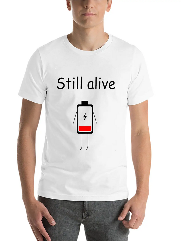 Alivesing Hip Hop Lightweight Cotton T-Shirt – Daily Comfort Graphic Shirt