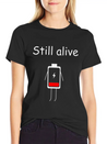 Alivesing Hip Hop Lightweight Cotton T-Shirt – Daily Comfort Graphic Shirt