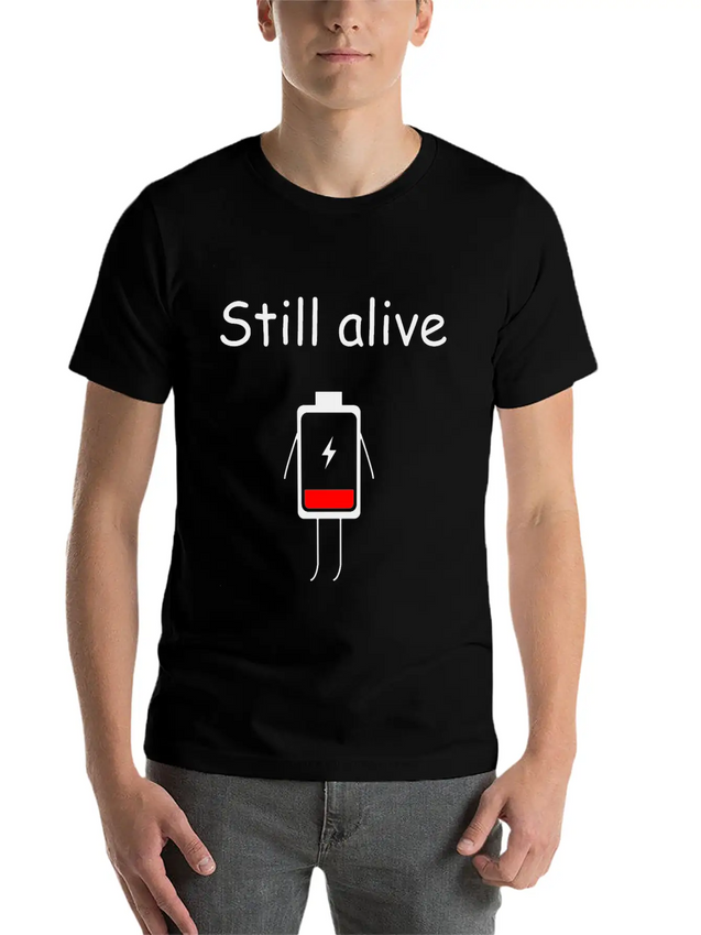 Alivesing Hip Hop Lightweight Cotton T-Shirt – Daily Comfort Graphic Shirt