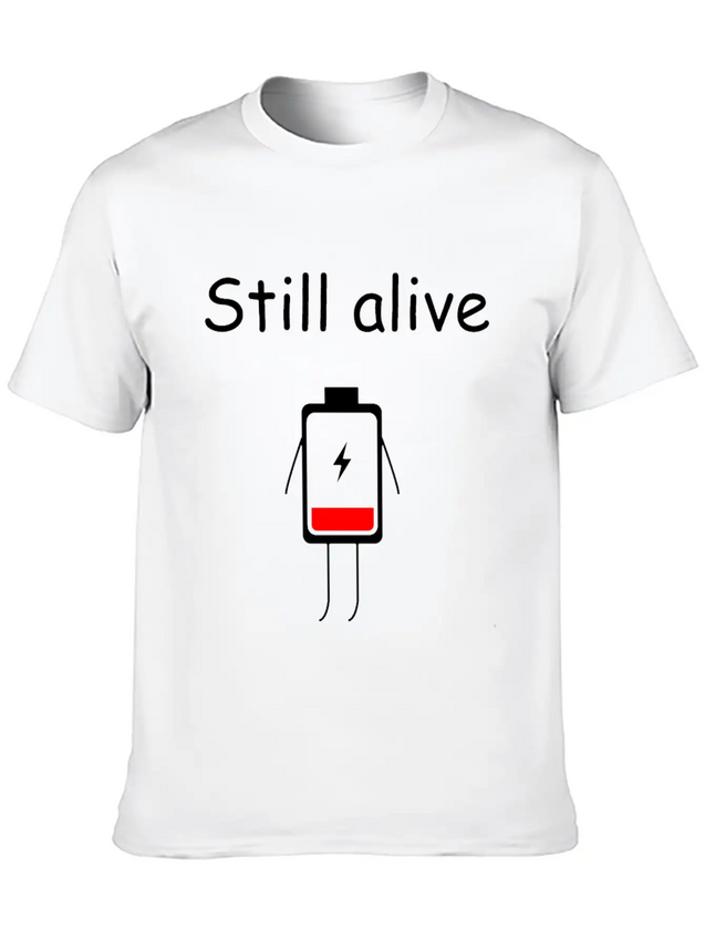 Alivesing Hip Hop Lightweight Cotton T-Shirt – Daily Comfort Graphic Shirt