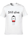 Alivesing Hip Hop Lightweight Cotton T-Shirt – Daily Comfort Graphic Shirt