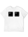 Alt F4 - Keyboard Shortcut Lightweight Cotton T-Shirt – Daily Comfort Graphic Shirt