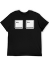 Alt F4 - Keyboard Shortcut Lightweight Cotton T-Shirt – Daily Comfort Graphic Shirt