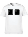 Alt F4 - Keyboard Shortcut Lightweight Cotton T-Shirt – Daily Comfort Graphic Shirt