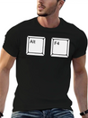 Alt F4 - Keyboard Shortcut Lightweight Cotton T-Shirt – Daily Comfort Graphic Shirt