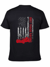 American Flag Dirt Track Racing Car Driver Racer Lightweight Cotton T-Shirt – Daily Comfort Graphic Shirt