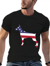 American Flag Pinscher Happy 4th Of July Lightweight Cotton T-Shirt – Daily Comfort Graphic Shirt