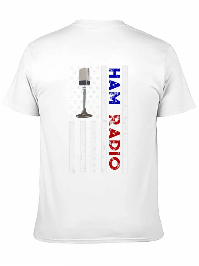 American Ham Radio Gift Lightweight Cotton T-Shirt – Daily Comfort Graphic Shirt