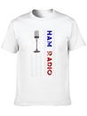 American Ham Radio Gift Lightweight Cotton T-Shirt – Daily Comfort Graphic Shirt
