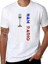 American Ham Radio Gift Lightweight Cotton T-Shirt – Daily Comfort Graphic Shirt
