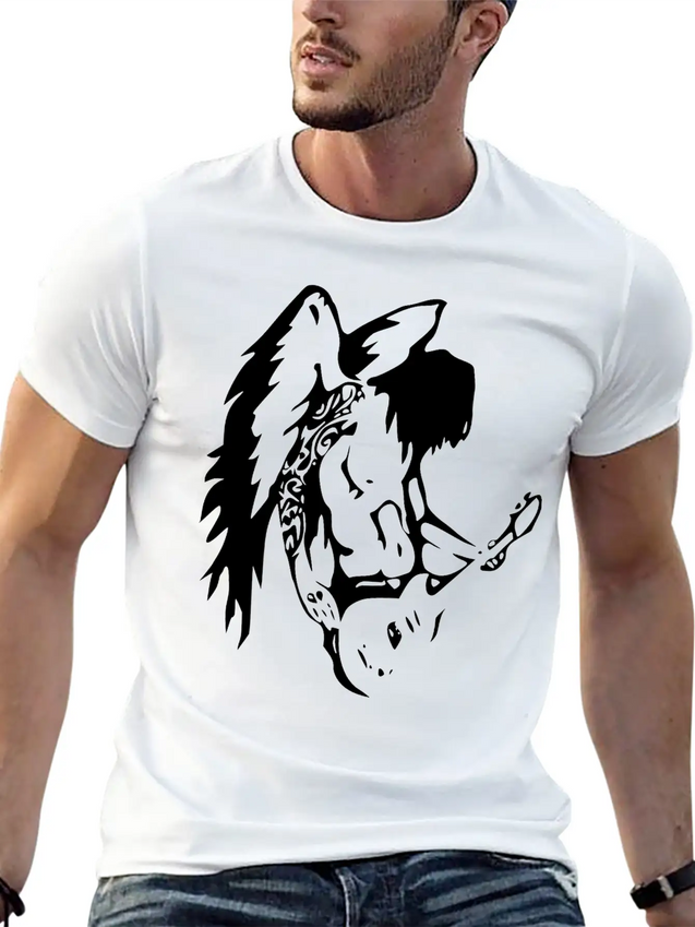 Angel Lightweight Cotton T-Shirt – Daily Comfort Graphic Shirt