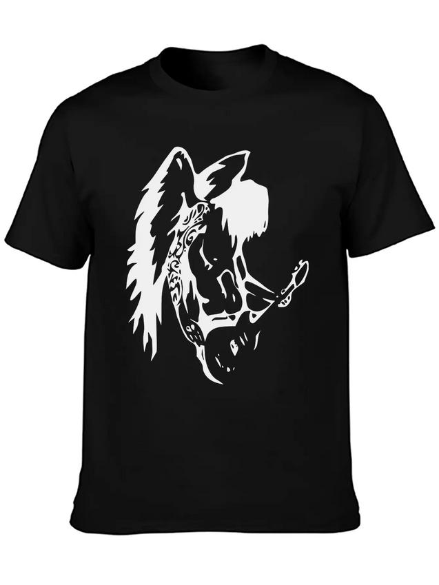 Angel Lightweight Cotton T-Shirt – Daily Comfort Graphic Shirt