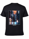 Anime Manga Girl Shopping In Shibuya Japan Lightweight Cotton T-Shirt – Daily Comfort Graphic Shirt
