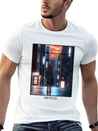 Anime Manga Girl Shopping In Shibuya Japan Lightweight Cotton T-Shirt – Daily Comfort Graphic Shirt