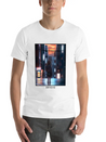 Anime Manga Girl Shopping In Shibuya Japan Lightweight Cotton T-Shirt – Daily Comfort Graphic Shirt