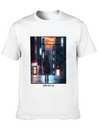 Anime Manga Girl Shopping In Shibuya Japan Lightweight Cotton T-Shirt – Daily Comfort Graphic Shirt