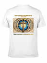 "Ankh Of Enlightenment" Lightweight Cotton T-Shirt – Daily Comfort Graphic Shirt