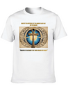 "Ankh Of Enlightenment" Lightweight Cotton T-Shirt – Daily Comfort Graphic Shirt