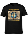 "Ankh Of Enlightenment" Lightweight Cotton T-Shirt – Daily Comfort Graphic Shirt