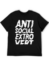 Anti Social Extrovert Lightweight Cotton T-Shirt – Daily Comfort Graphic Shirt
