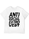 Anti Social Extrovert Lightweight Cotton T-Shirt – Daily Comfort Graphic Shirt