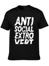 Anti Social Extrovert Lightweight Cotton T-Shirt – Daily Comfort Graphic Shirt