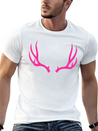 Antlers Deer Hunting Forest Wild Nature Outdoor Lightweight Cotton T-Shirt – Daily Comfort Graphic Shirt