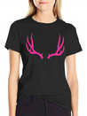 Antlers Deer Hunting Forest Wild Nature Outdoor Lightweight Cotton T-Shirt – Daily Comfort Graphic Shirt