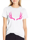 Antlers Deer Hunting Forest Wild Nature Outdoor Lightweight Cotton T-Shirt – Daily Comfort Graphic Shirt