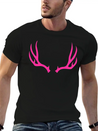 Antlers Deer Hunting Forest Wild Nature Outdoor Lightweight Cotton T-Shirt – Daily Comfort Graphic Shirt