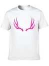 Antlers Deer Hunting Forest Wild Nature Outdoor Lightweight Cotton T-Shirt – Daily Comfort Graphic Shirt
