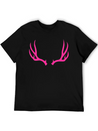 Antlers Deer Hunting Forest Wild Nature Outdoor Lightweight Cotton T-Shirt – Daily Comfort Graphic Shirt