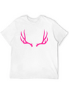 Antlers Deer Hunting Forest Wild Nature Outdoor Lightweight Cotton T-Shirt – Daily Comfort Graphic Shirt
