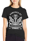 Armored By Courage Lightweight Cotton T-Shirt – Daily Comfort Graphic Shirt