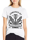Armored By Courage Lightweight Cotton T-Shirt – Daily Comfort Graphic Shirt