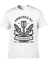 Armored By Courage Lightweight Cotton T-Shirt – Daily Comfort Graphic Shirt