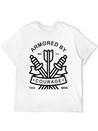 Armored By Courage Lightweight Cotton T-Shirt – Daily Comfort Graphic Shirt