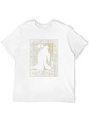 Art Nouveau Evil Witch Dark Goth Vintage Occult Lightweight Cotton T-Shirt – Daily Comfort Graphic Shirt