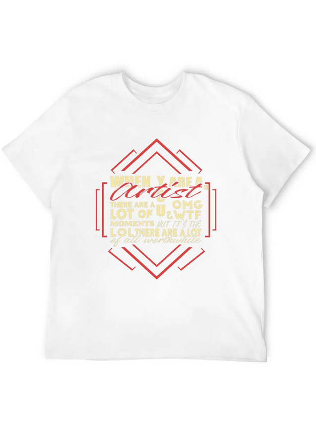 Artist Lightweight Cotton T-Shirt – Daily Comfort Graphic Shirt